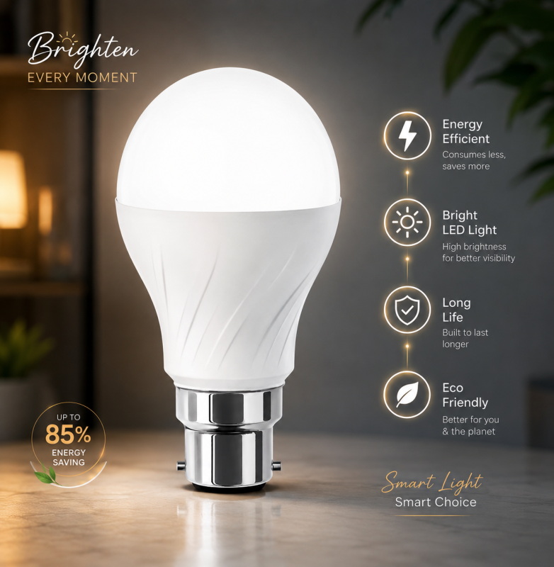 Barsha Lighting 9W LED Bulb – Pack of 6